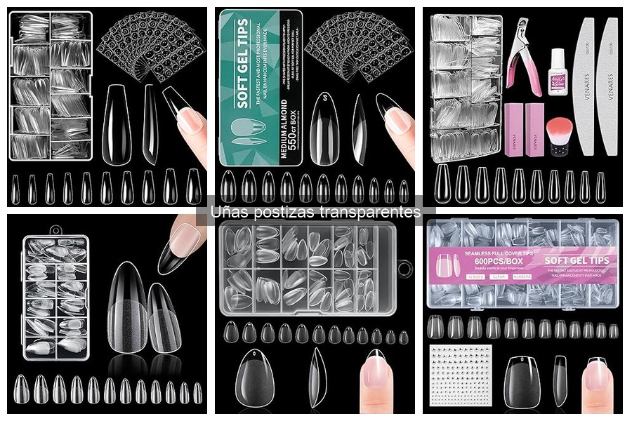 Problemas comunes con uñas postizas transparentes y soluciones