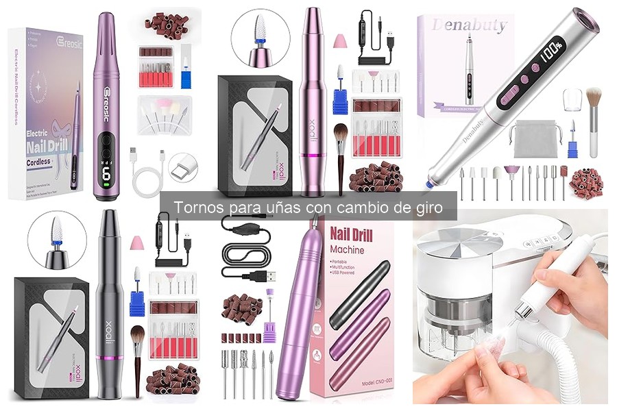¿Qué es un torno para uñas con cambio de giro? Guía Esencial