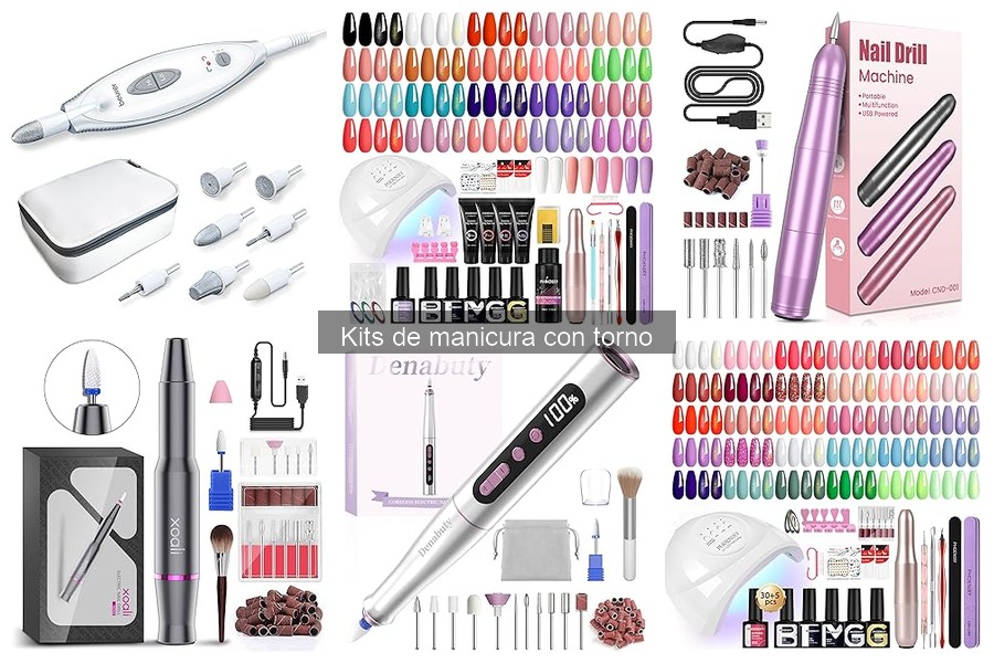 ¿Qué incluye un kit de manicura con torno?