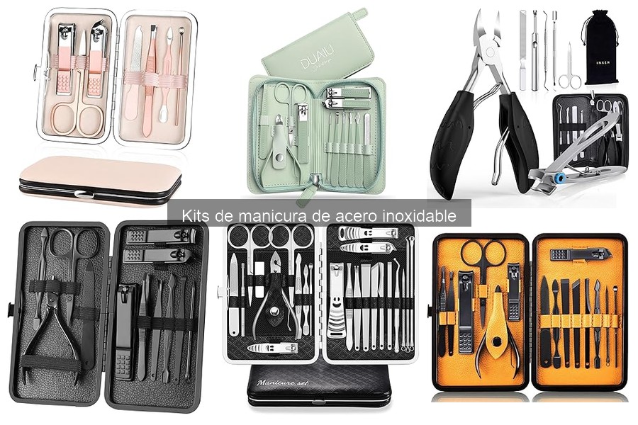 ¿Qué incluye un kit de manicura de acero inoxidable?