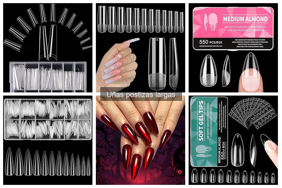 ¿Qué son las uñas postizas largas? Descubre sus características