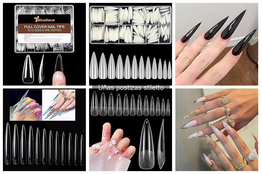 ¿Qué son las uñas postizas stiletto? Características y más
