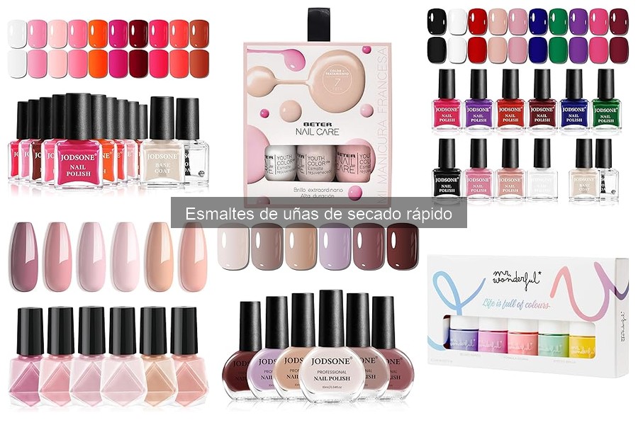 ¿Qué son los esmaltes de uñas de secado rápido?
