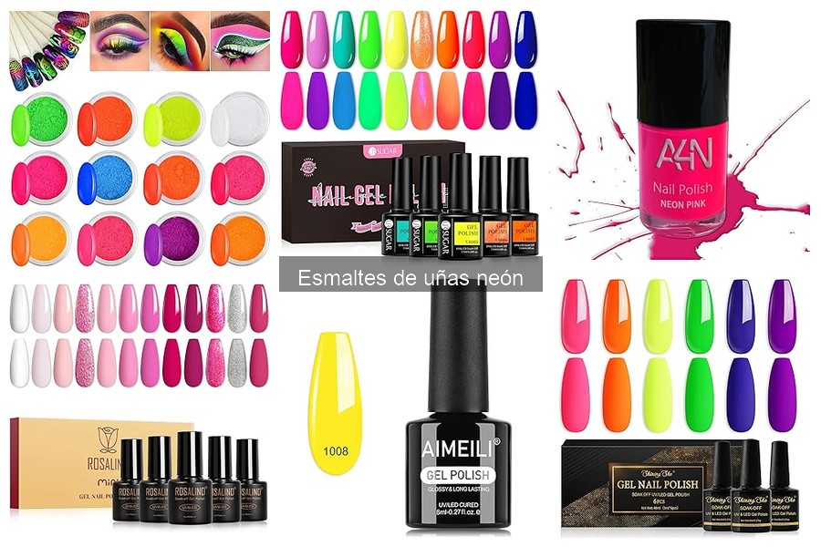 ¿Qué son los esmaltes de uñas neón? Características y usos