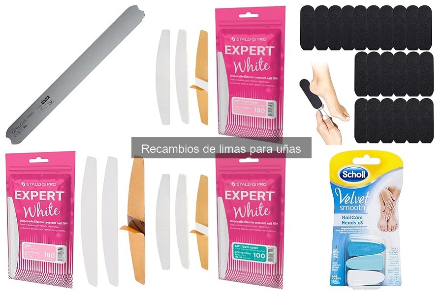 ¿Qué son los recambios de limas para uñas? Guía completa