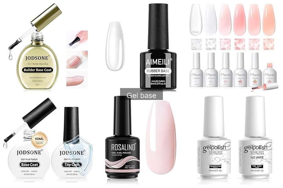 ¿Qué tipo de uñas necesita gel base para manicure en casa?