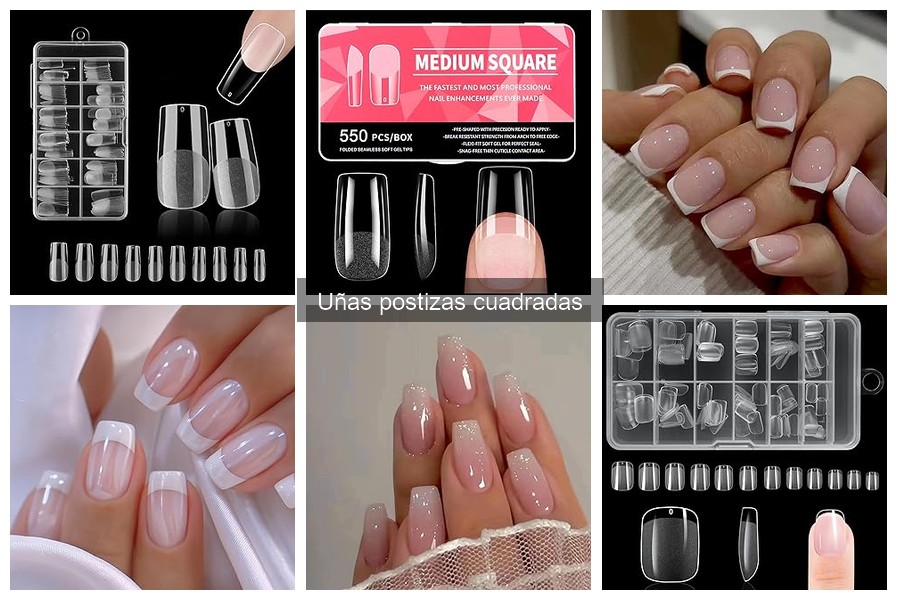 ¿Se pueden reutilizar las uñas postizas cuadradas?