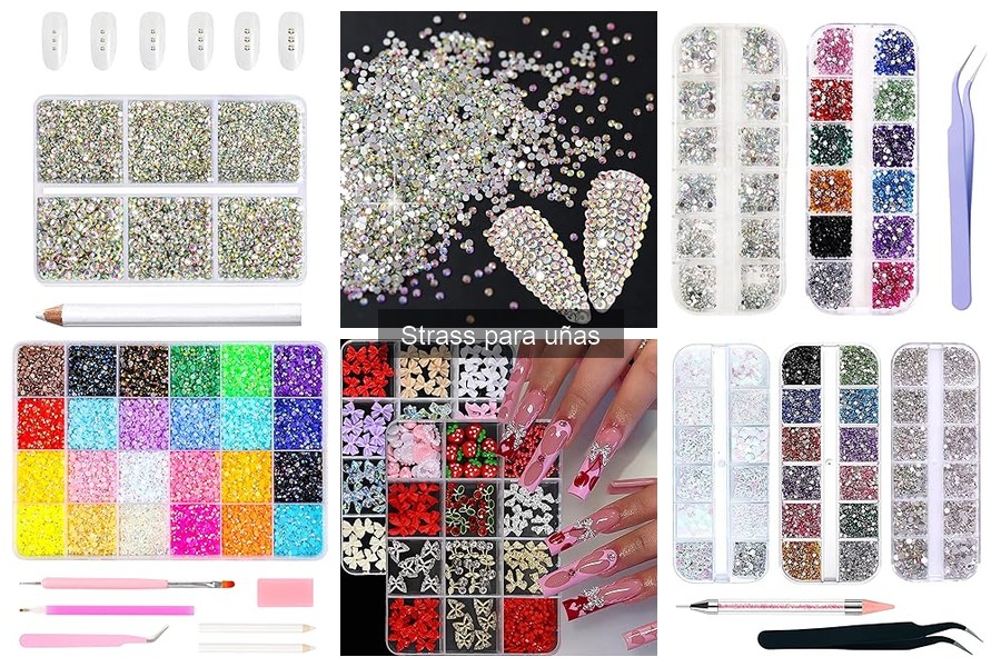 Strass para uñas: La tendencia que arrasa en el nail art