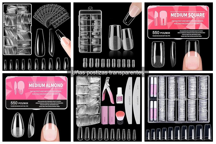Tendencias 2023 en Uñas Postizas Transparentes