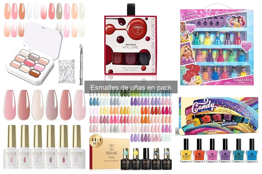Tendencias en colores de esmaltes de uñas en pack 2023