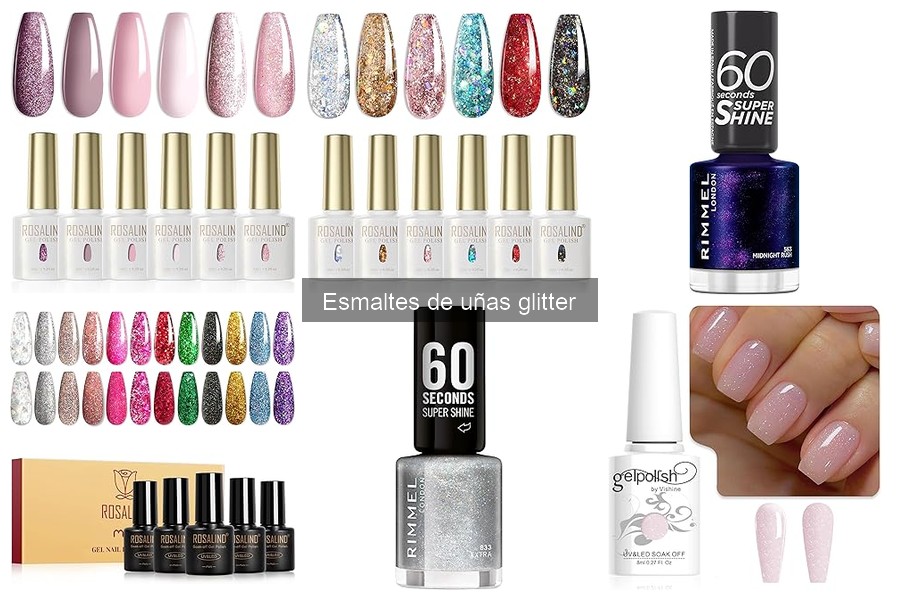 Tendencias en esmaltes de uñas glitter: Lo último en moda 2023