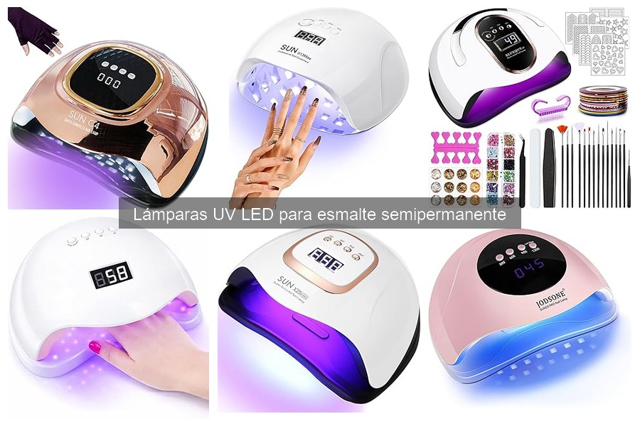 Tiempo de secado del esmalte semipermanente con lámparas UV LED