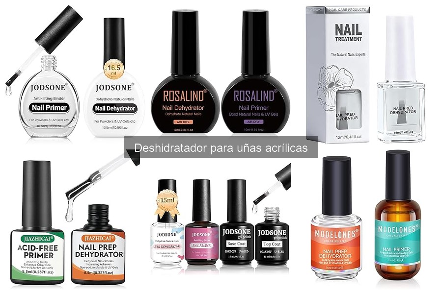 Tipos de deshidratadores para uñas acrílicas: guía completa