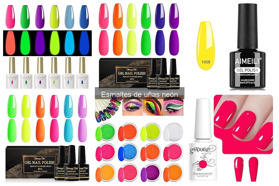 Tipos de esmaltes de uñas neón: ¡Descubre tus favoritos!