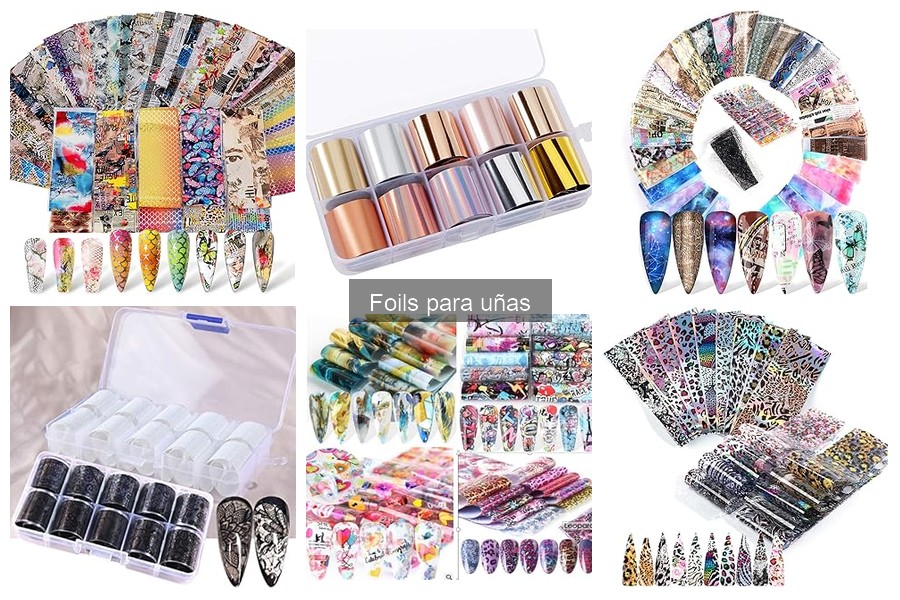 Tipos de foils para uñas: guía completa y características