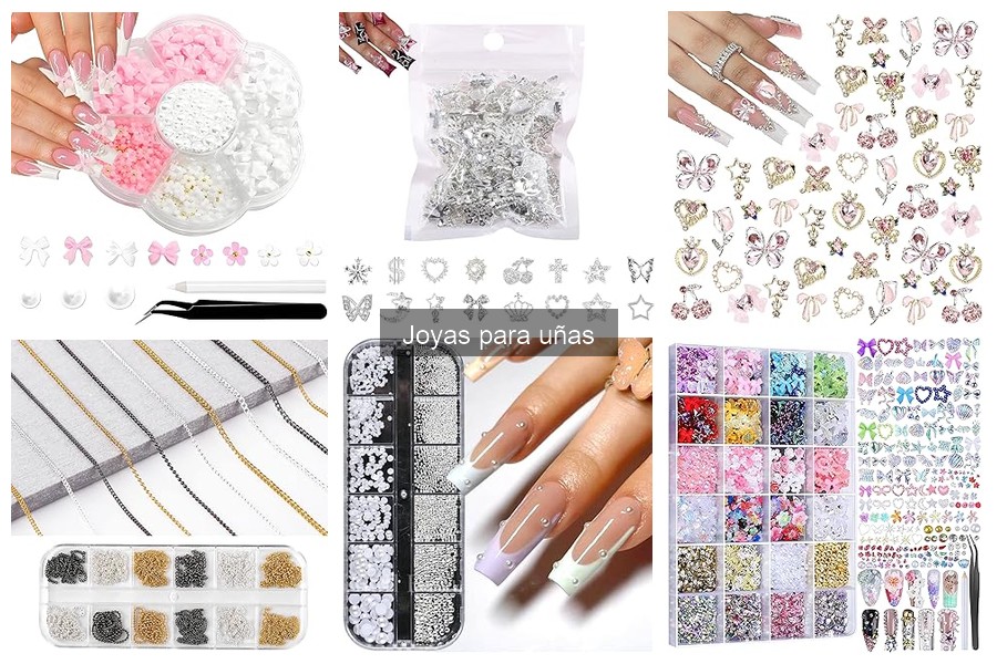 Tipos de joyas para uñas: embellece tus manicuras