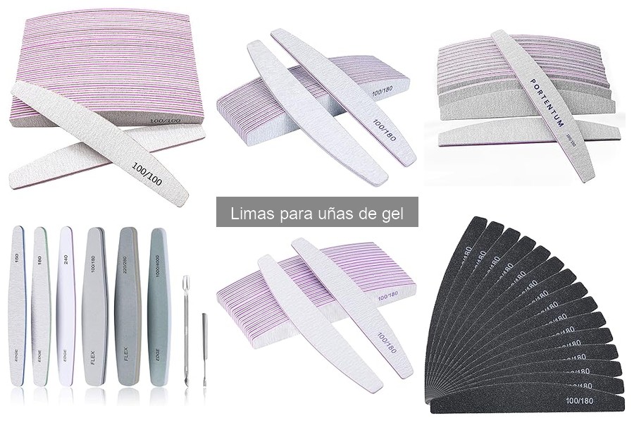 Tipos de limas para uñas de gel: guía completa