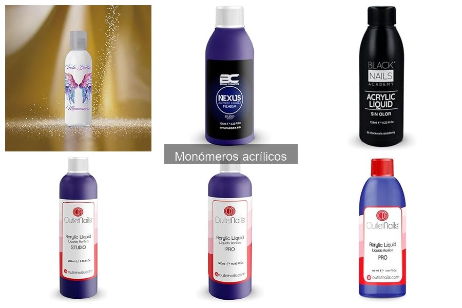 Tipos de monómeros acrílicos: características y usos
