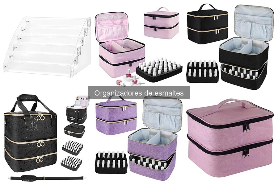 Tipos de organizadores de esmaltes para mantener el orden