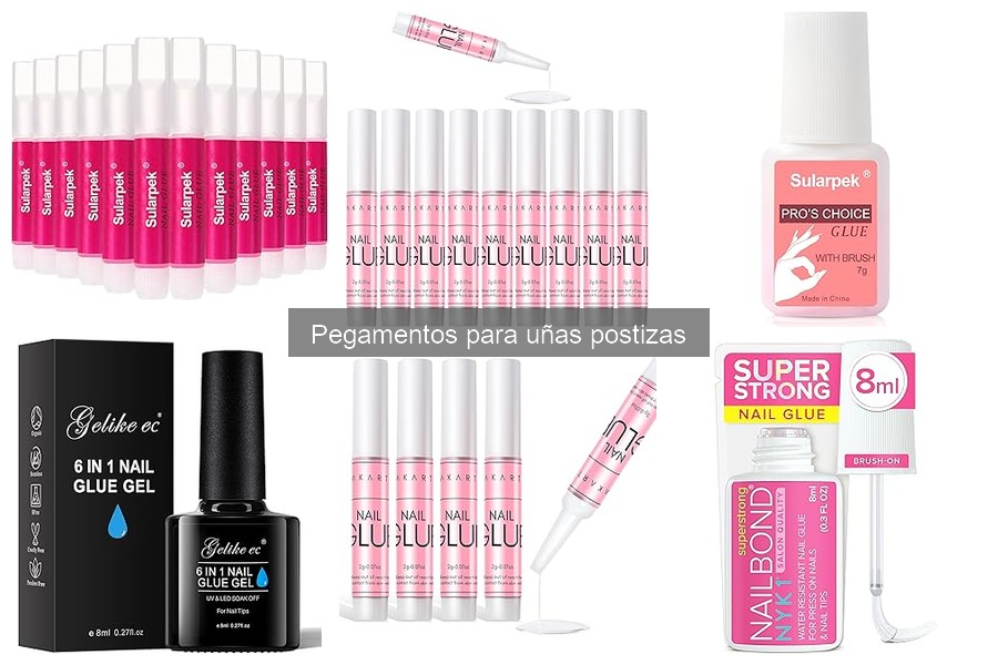 Tipos de pegamentos para uñas postizas: guía completa