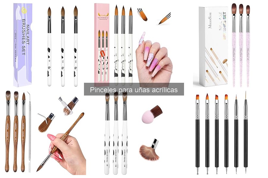 Tipos de Pinceles para Uñas Acrílicas: Guía Completa