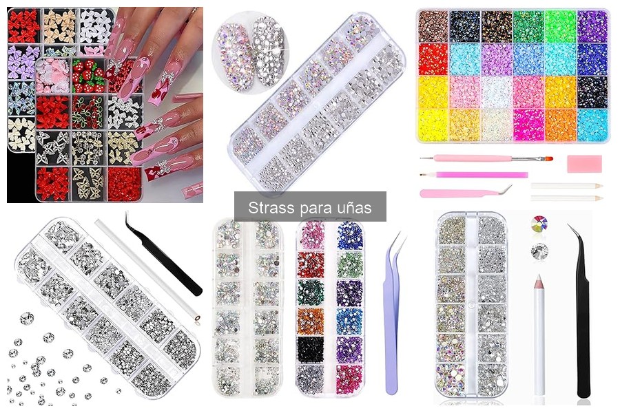 Tipos de strass para uñas: características y usos