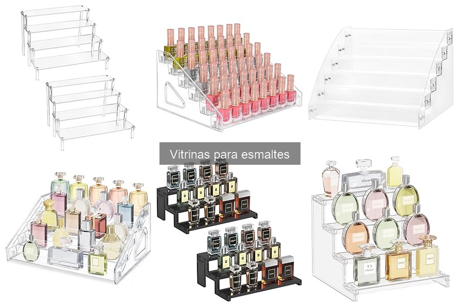 Tipos de vitrinas para esmaltes: guía completa para elegir
