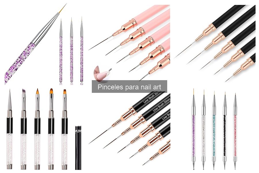 Todo sobre pinceles para nail art: características y usos