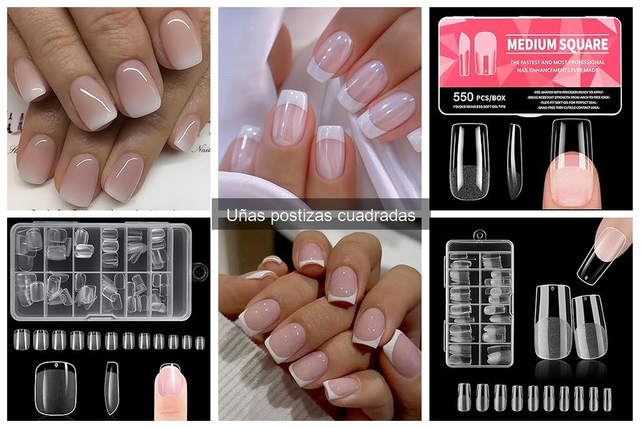 Uñas Postizas Cuadradas: ¿Qué son y sus características?