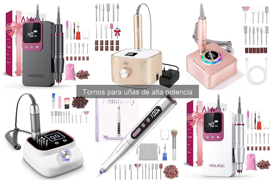 Uso Eficaz del Torno para Uñas de Alta Potencia
