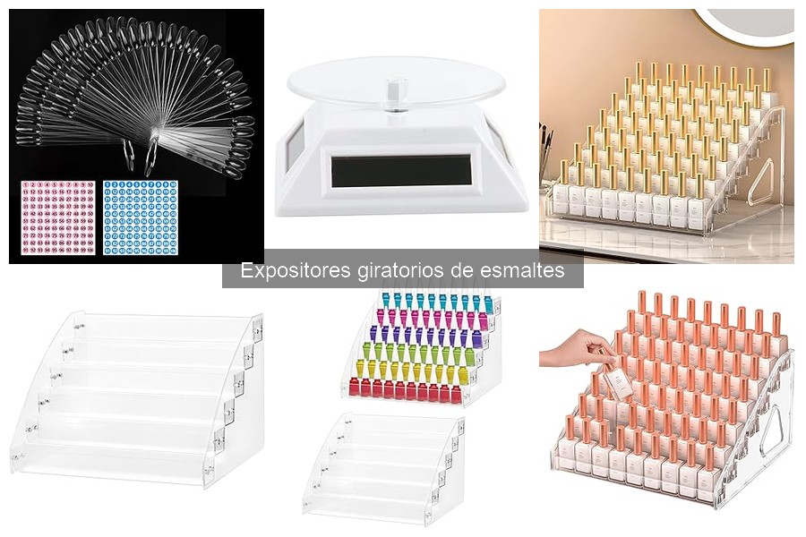 Ventajas de un expositor giratorio de esmaltes en casa
