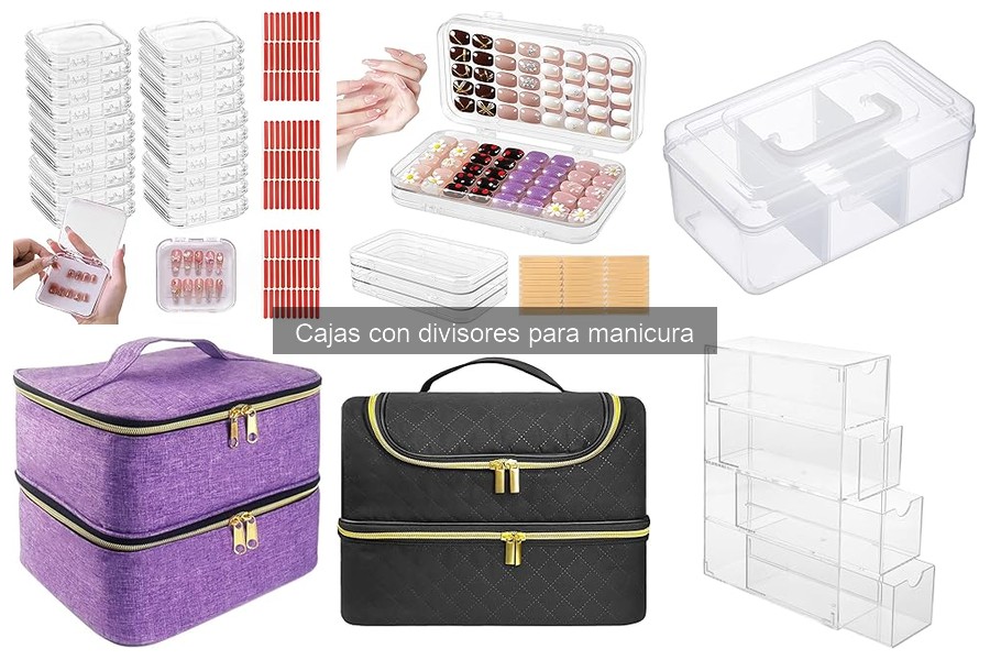 Ventajas de usar cajas con divisores para manicura en casa