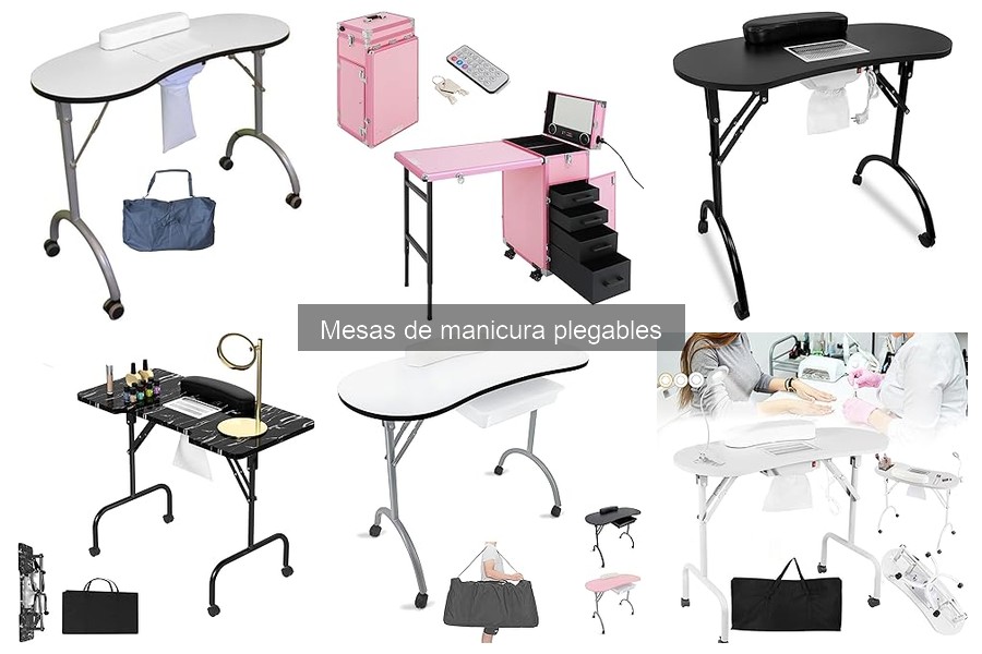 Ventajas de usar mesas de manicura plegables en casa