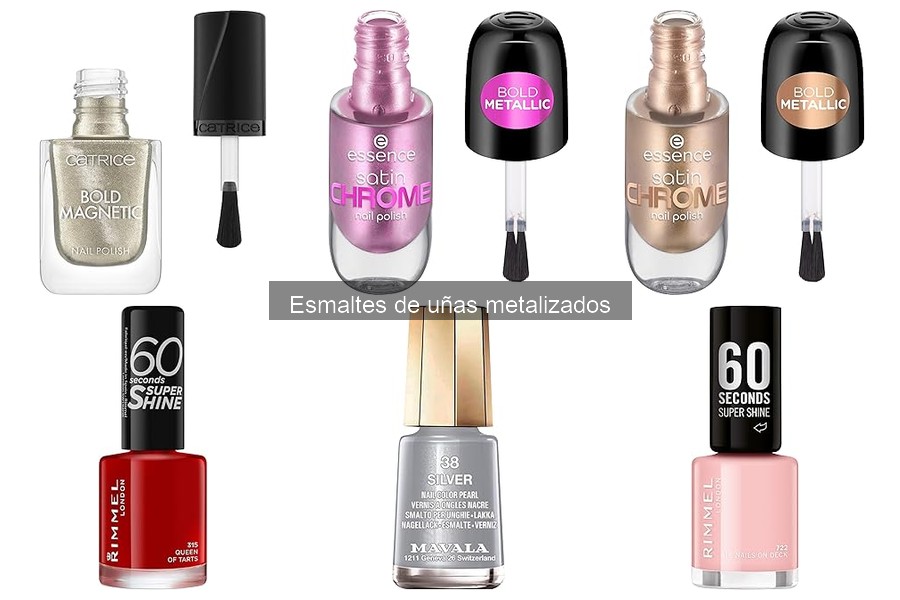 Ventajas y desventajas de los esmaltes de uñas metalizados
