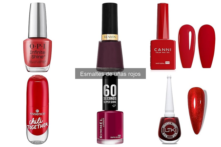 Ventajas y desventajas de los esmaltes de uñas rojos