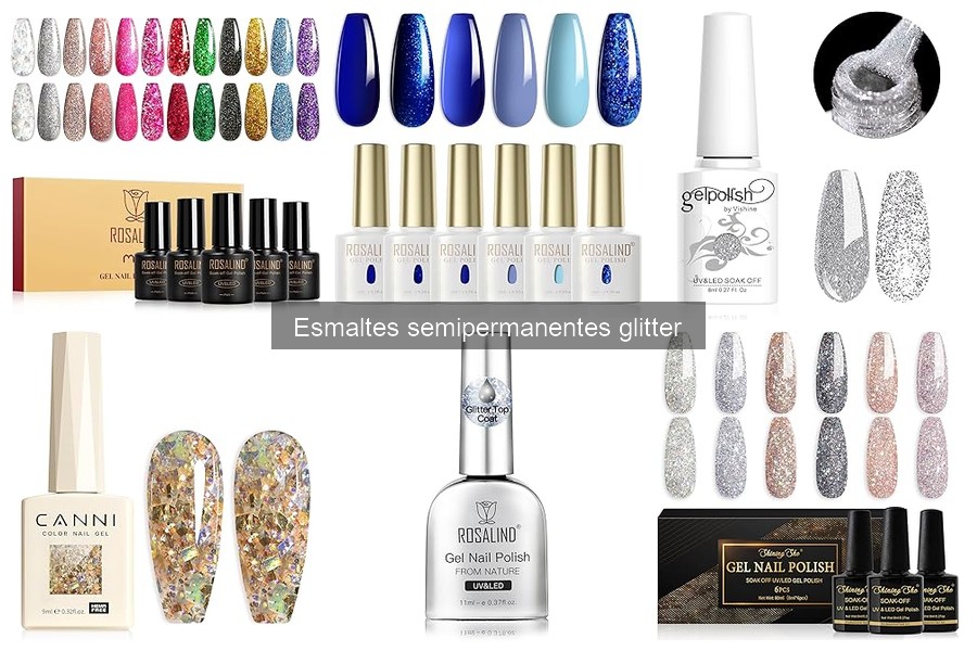 Ventajas y desventajas de los esmaltes semipermanentes glitter