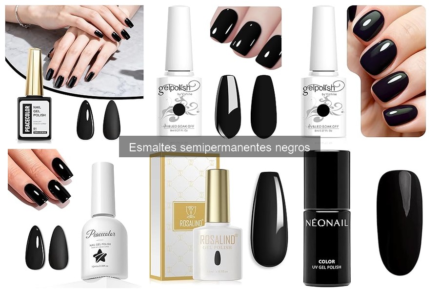 Ventajas y desventajas de los esmaltes semipermanentes negros