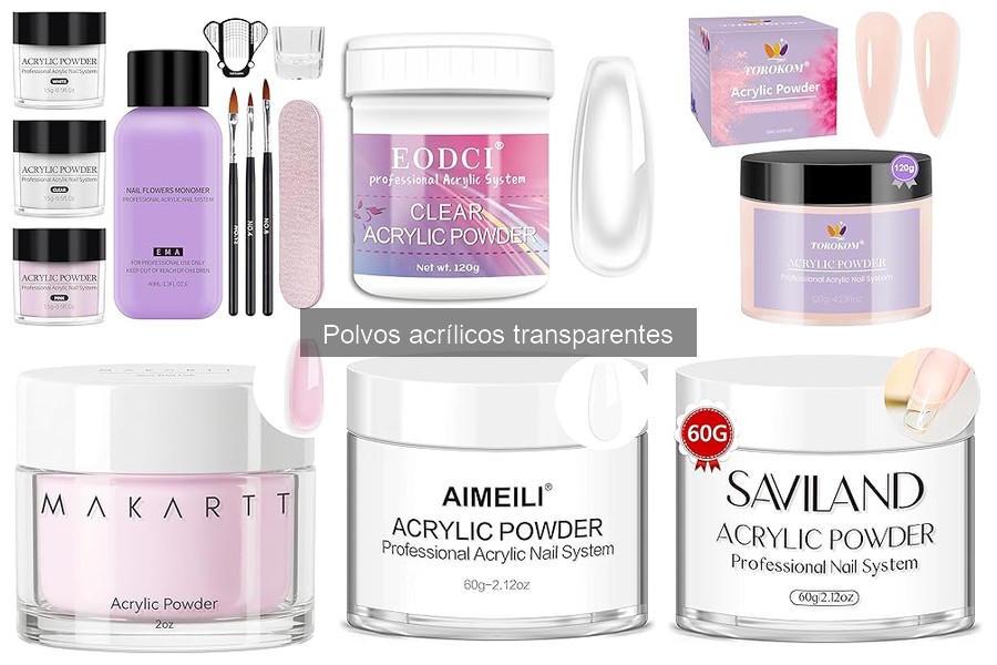 Ventajas y desventajas de los polvos acrílicos transparentes
