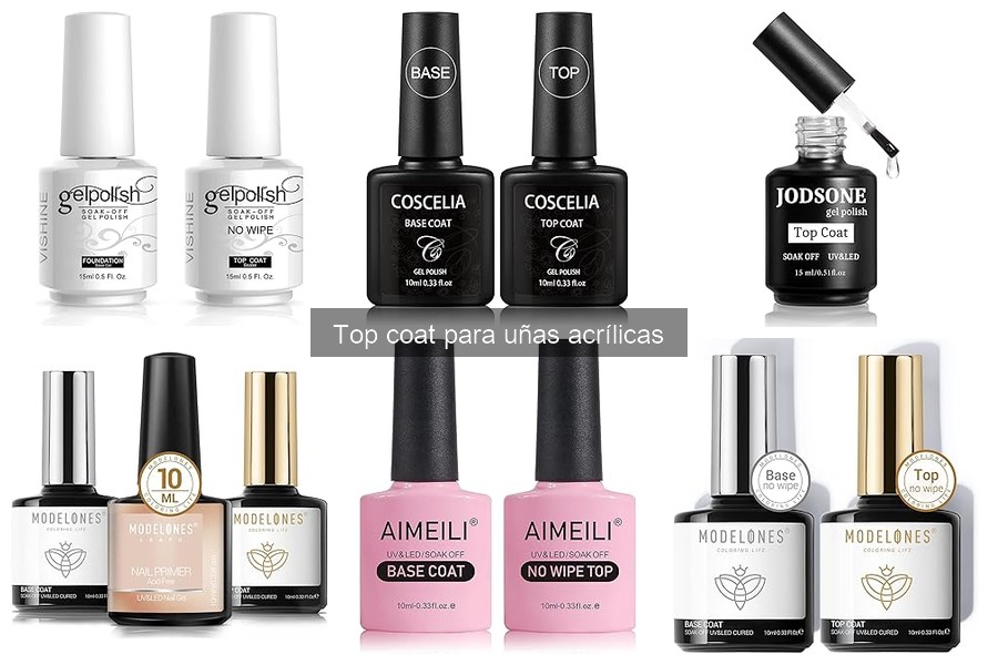 Ventajas y desventajas del top coat para uñas acrílicas