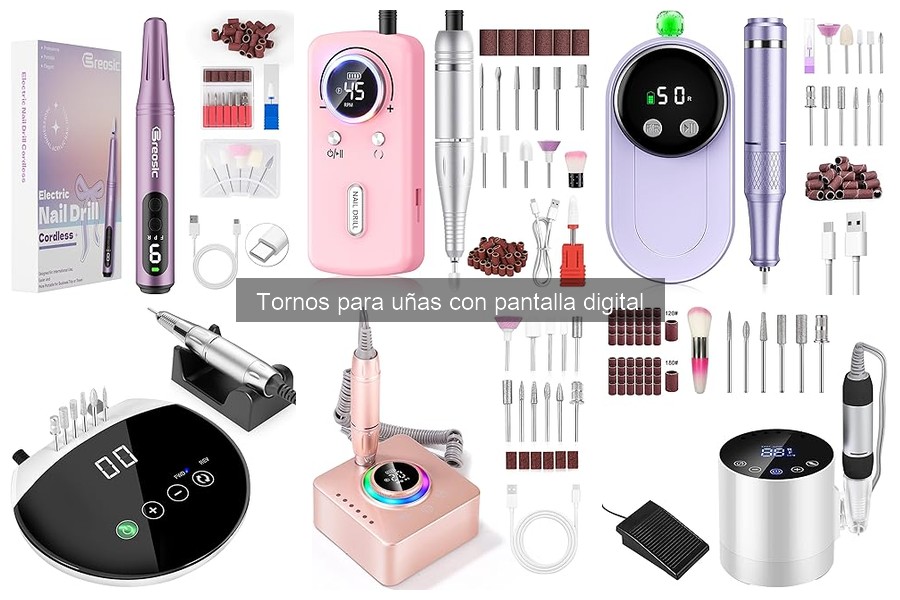 Ventajas y desventajas del torno para uñas con pantalla digital